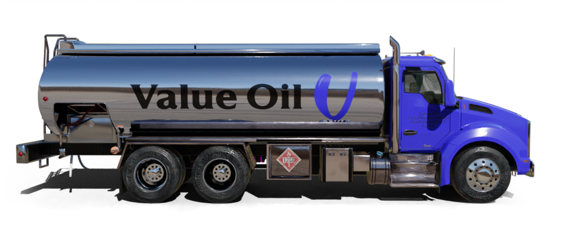 Nuzzi Fuel Heating Oil Truck Nuzzi Fuel residential home heating oil truck on Sunrise Highway in Wantagh, Long Island, New York delivering fuel oil.