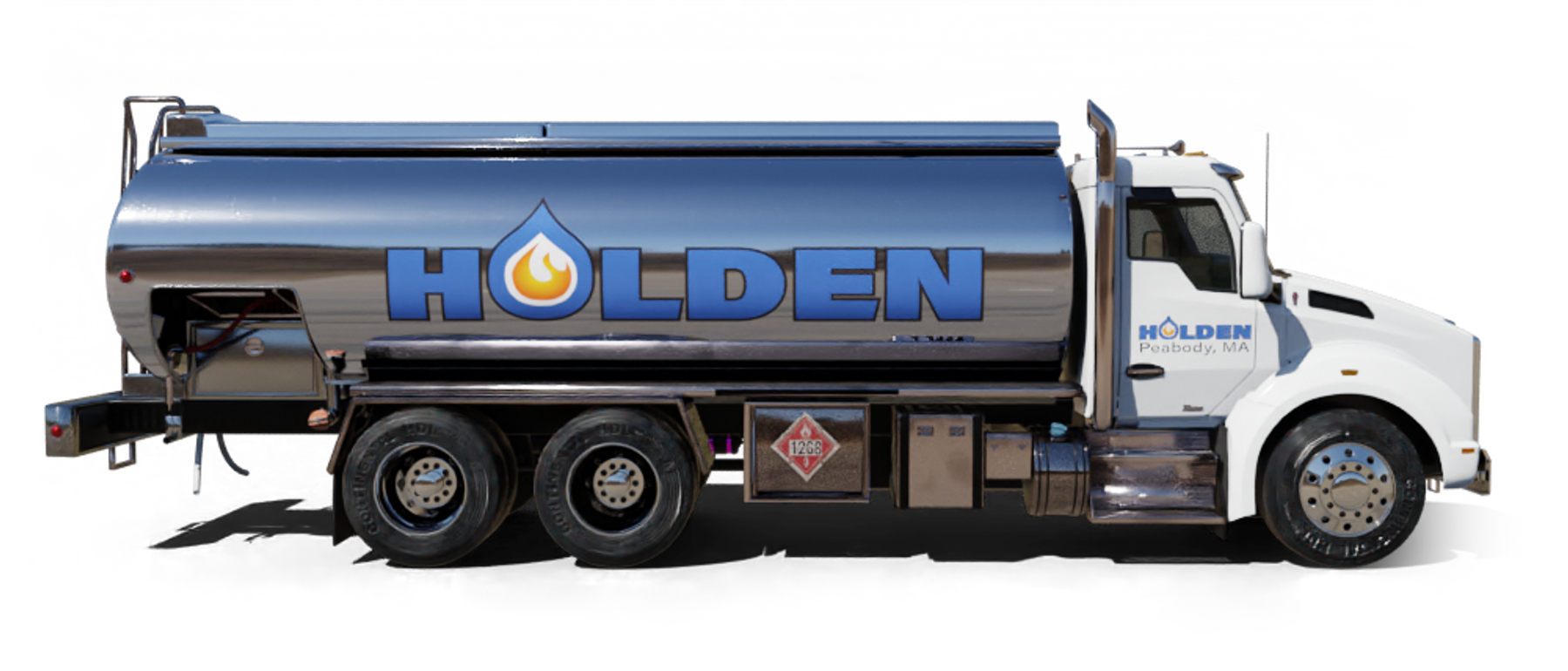 Alton Verity Heating Oil Truck  Alton Verity residential home heating oil truck in front of a historic diner in Wantagh, Long Island, New York delivering fuel oil.