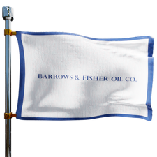 Barrows & Fisher Oil Heating Oil Prices Flag Photo of Barrows & Fisher Oil flag denoting best heating oil prices the company offers