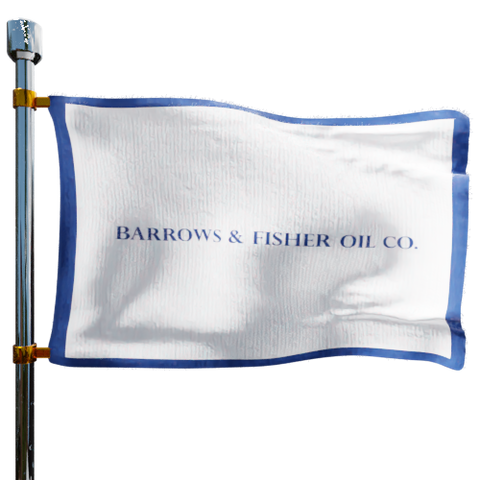Barrows & Fisher Oil Heating Oil Prices Flag Photo of Barrows & Fisher Oil flag denoting best heating oil prices the company offers