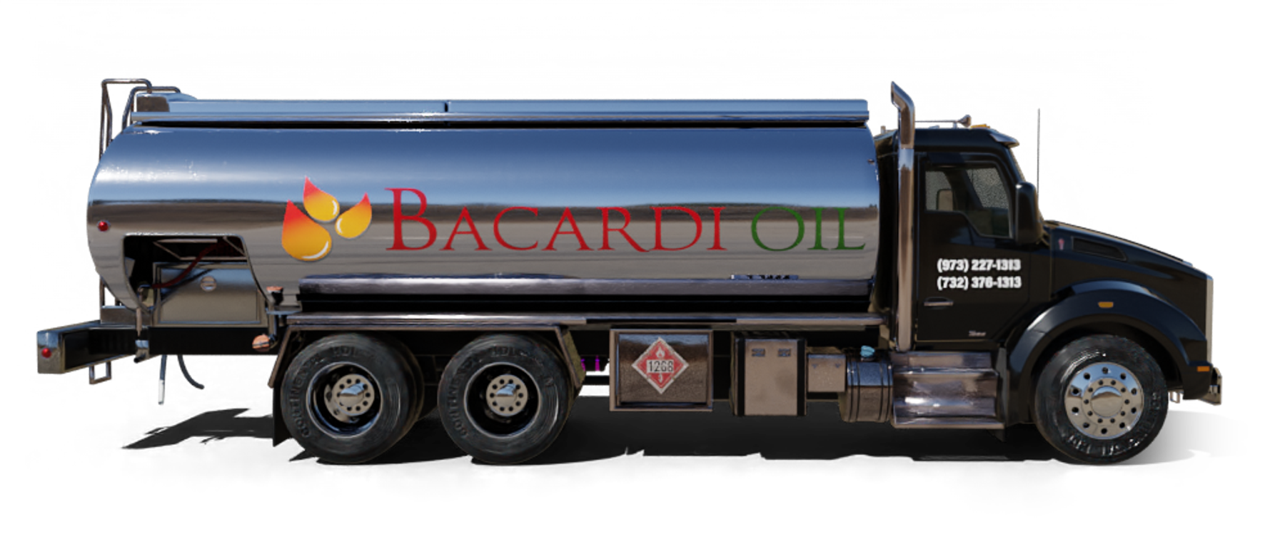 J Thurston Heating Oil Truck J Thurston Heating Oil Truck parked at riverside