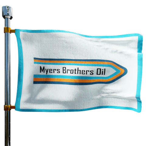 Myers Brothers Oil Heating Oil Prices Flag Photo of Myers Brothers Oil flag denoting best heating oil prices the company offers