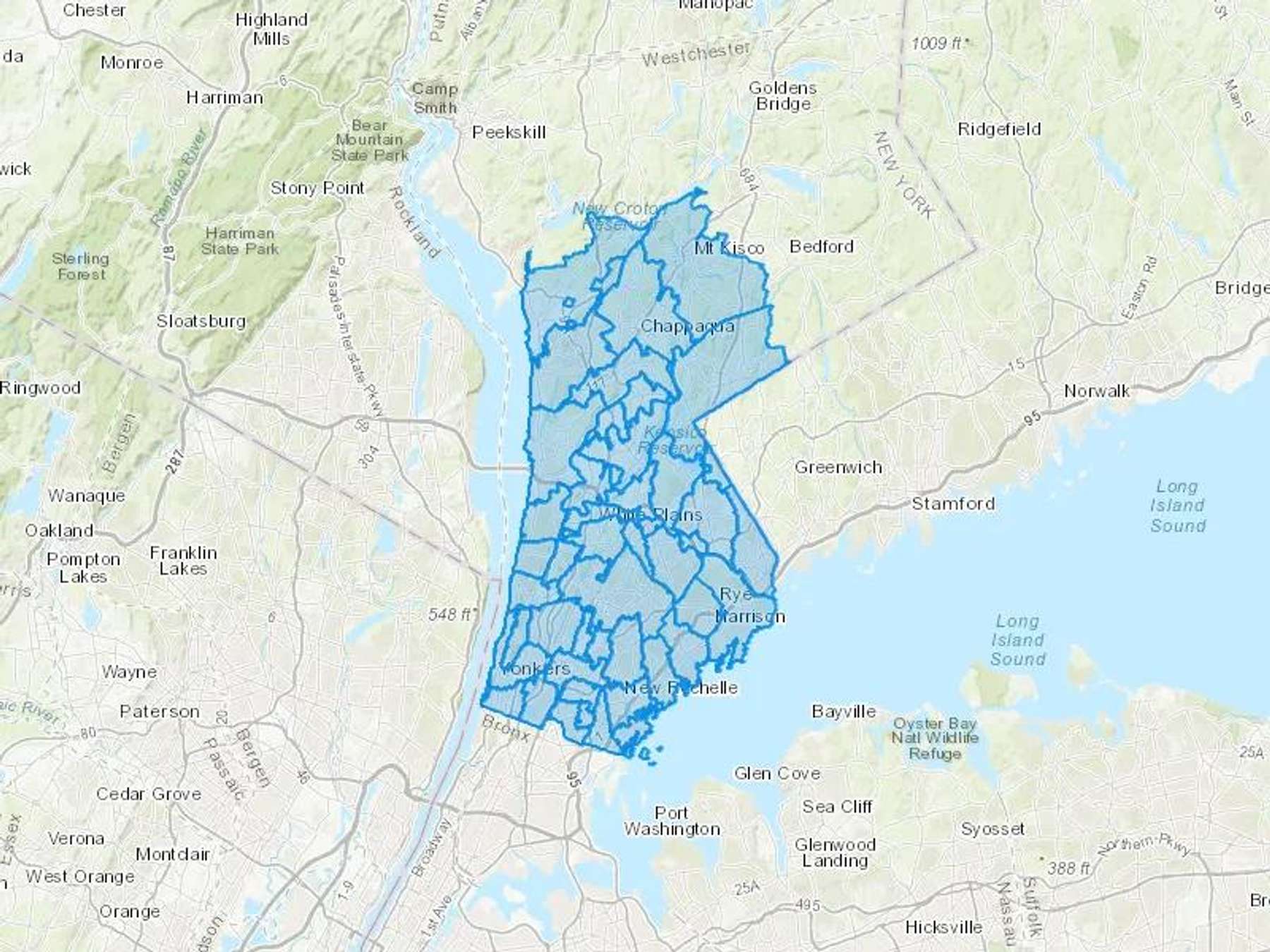 US Heating & Cooling Inc Cash Heating Oil Delivery Map Map With The US Heating & Cooling Inc Heating Oil Delivery Area Shaded In Blue