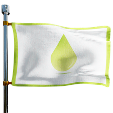 Calverton Fuel Oil Corporation Heating Oil Prices Flag Photo of Calverton Fuel Oil Corporation flag denoting best heating oil prices the company offers