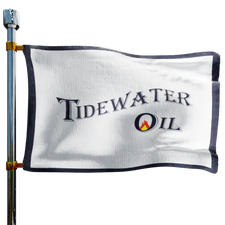 Tidewater Oil Heating Oil Prices Flag Photo of Tidewater Oil flag denoting best heating oil prices the company offers