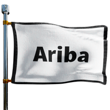 Ariba Oil Heating Oil Prices Flag Photo of Ariba Oil flag denoting best heating oil prices the company offers