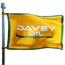 Davey Oil Inc Heating Oil Prices Flag Photo of Davey Oil Inc flag denoting best heating oil prices the company offers