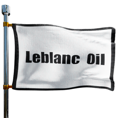 Leblanc Oil LLC Heating Oil Prices Flag Photo of Leblanc Oil LLC flag denoting best heating oil prices the company offers