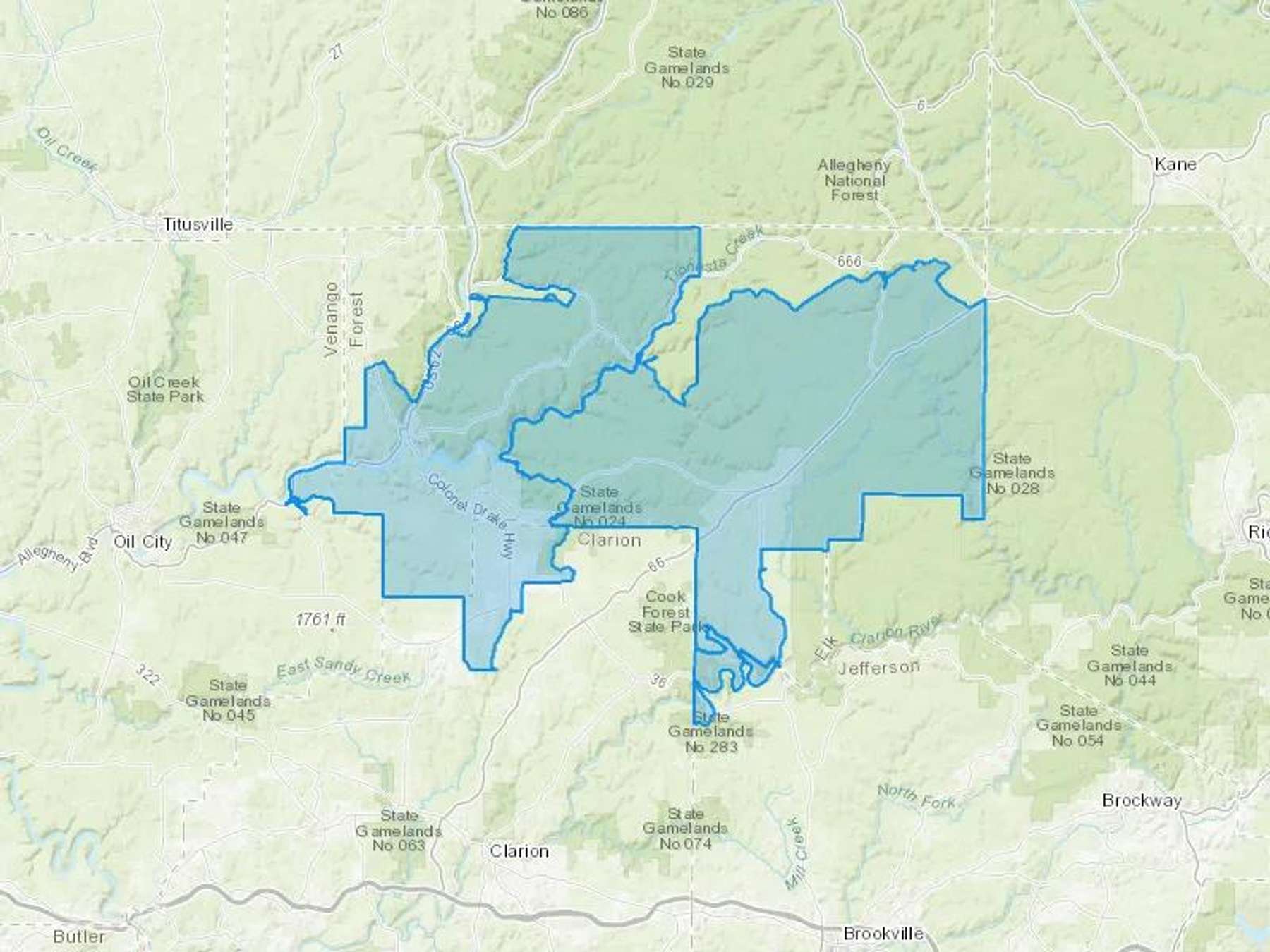 Friday Gas & Oil Inc Cash Heating Oil Delivery Map Map With The Friday Gas & Oil Inc Heating Oil Delivery Area Shaded In Blue