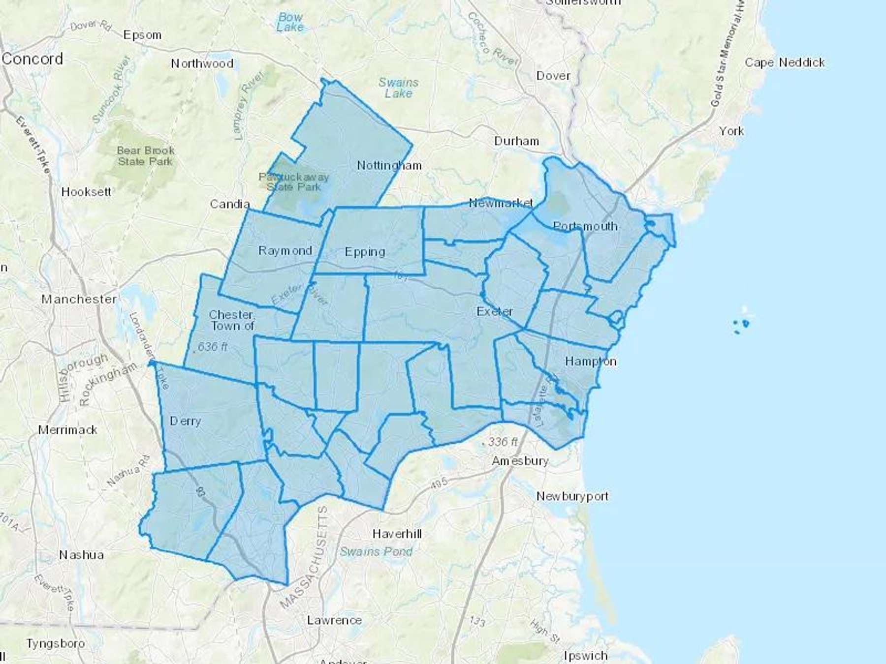 Midway Oil & Propane Cash Heating Oil Delivery Map Map With The Midway Oil & Propane Heating Oil Delivery Area Shaded In Blue