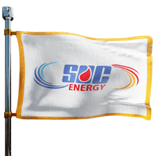Service Oil Company Heating Oil Prices Flag Photo of Service Oil Company flag denoting best heating oil prices the company offers