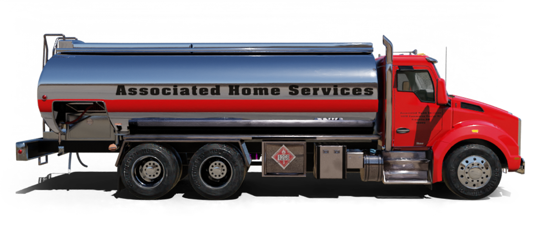 Bauer Oil Heating Oil Truck Bauer Oil residential home heating oil truck parked in front of the Freeport High School in Freeport, Long Island, New York delivering fuel oil.