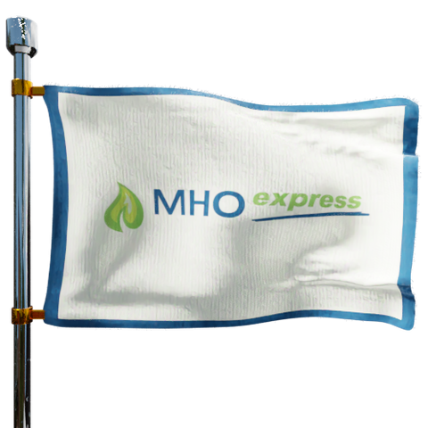 MHO Express Heating Oil Prices Flag Photo of MHO Express flag denoting best heating oil prices the company offers