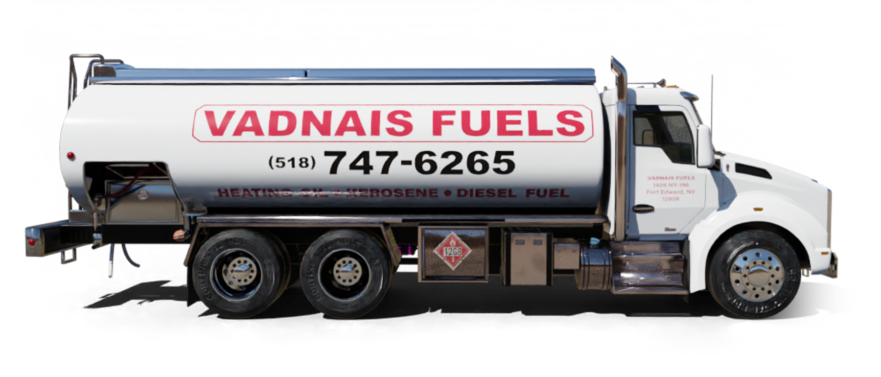 D.A.D.S. Oil Service Heating Oil Truck D.A.D.S. Oil Service residential home heating oil truck on an overcast day in Mount Sinai, Long Island, New York delivering fuel oil.