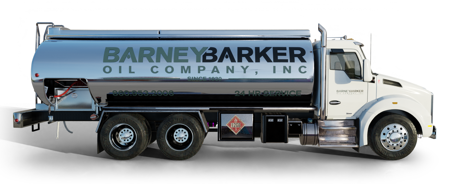 Heatly Oil truck Heatly Oil Truck in front of metro line