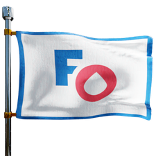 Fusco Oil Heating Oil Prices Flag Photo of Fusco Oil flag denoting best heating oil prices the company offers