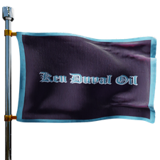 Ken Duval Oil Heating Oil Prices Flag Photo of Ken Duval Oil flag denoting best heating oil prices the company offers
