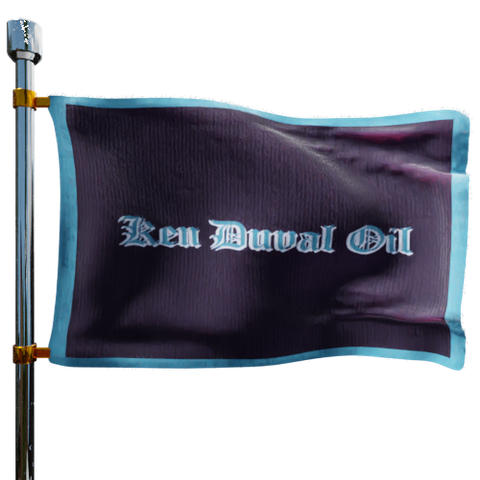 Ken Duval Oil Heating Oil Prices Flag Photo of Ken Duval Oil flag denoting best heating oil prices the company offers