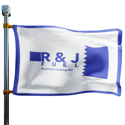 R & J Fuel Inc cash heating oil price logo