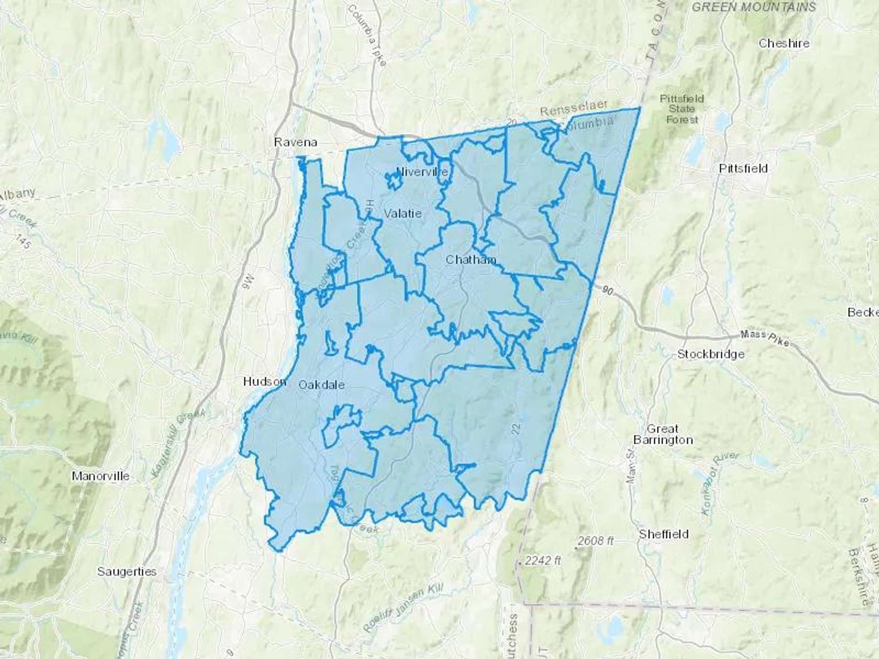 Heim Fuel Service Inc Cash Heating Oil Delivery Map Map With The Heim Fuel Service Inc Heating Oil Delivery Area Shaded In Blue