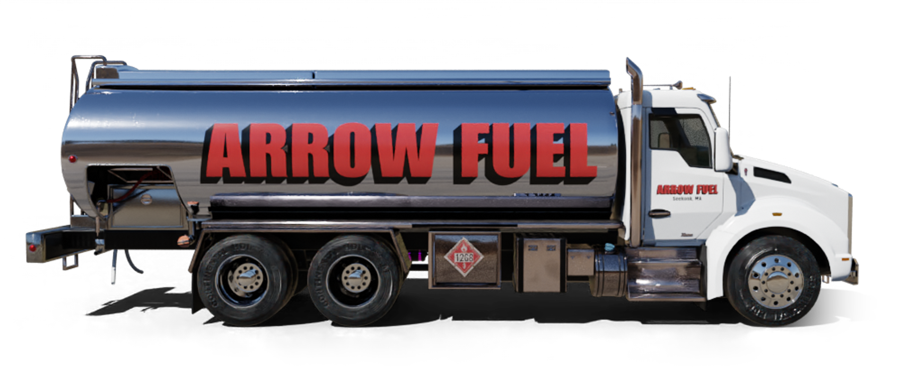 Yankee Oil Heating Oil Truck Yankee Oil residential home heating oil truck in front of the Wantagh Inn in Wantagh, Long Island, New York delivering fuel oil.