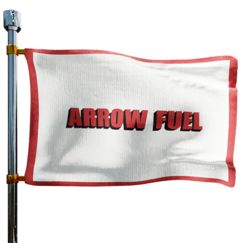 Arrow Fuel Heating Oil Prices Flag Photo of Arrow Fuel flag denoting best heating oil prices the company offers