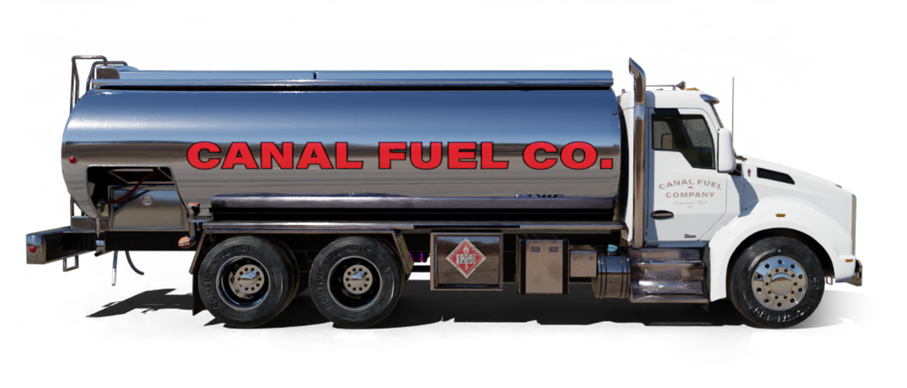 Petro Inc Heating Oil Truck Petro Inc residential home heating oil truck in front of the LIRR station in Lindenhurst, Long Island, New York delivering fuel oil.