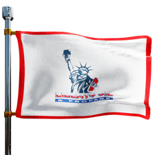 Liberty Oil Company Heating Oil Prices Flag Photo of Liberty Oil Company flag denoting best heating oil prices the company offers