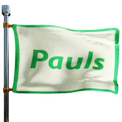 Pauls Oil Heating Oil Prices Flag Photo of Pauls Oil flag denoting best heating oil prices the company offers