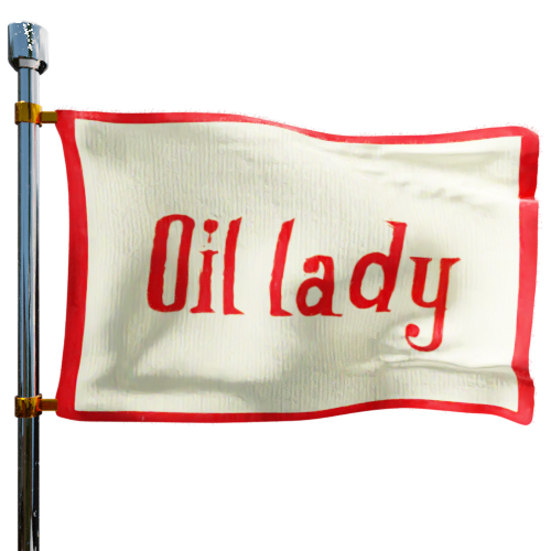 The Heating Oil Lady cash heating oil price logo