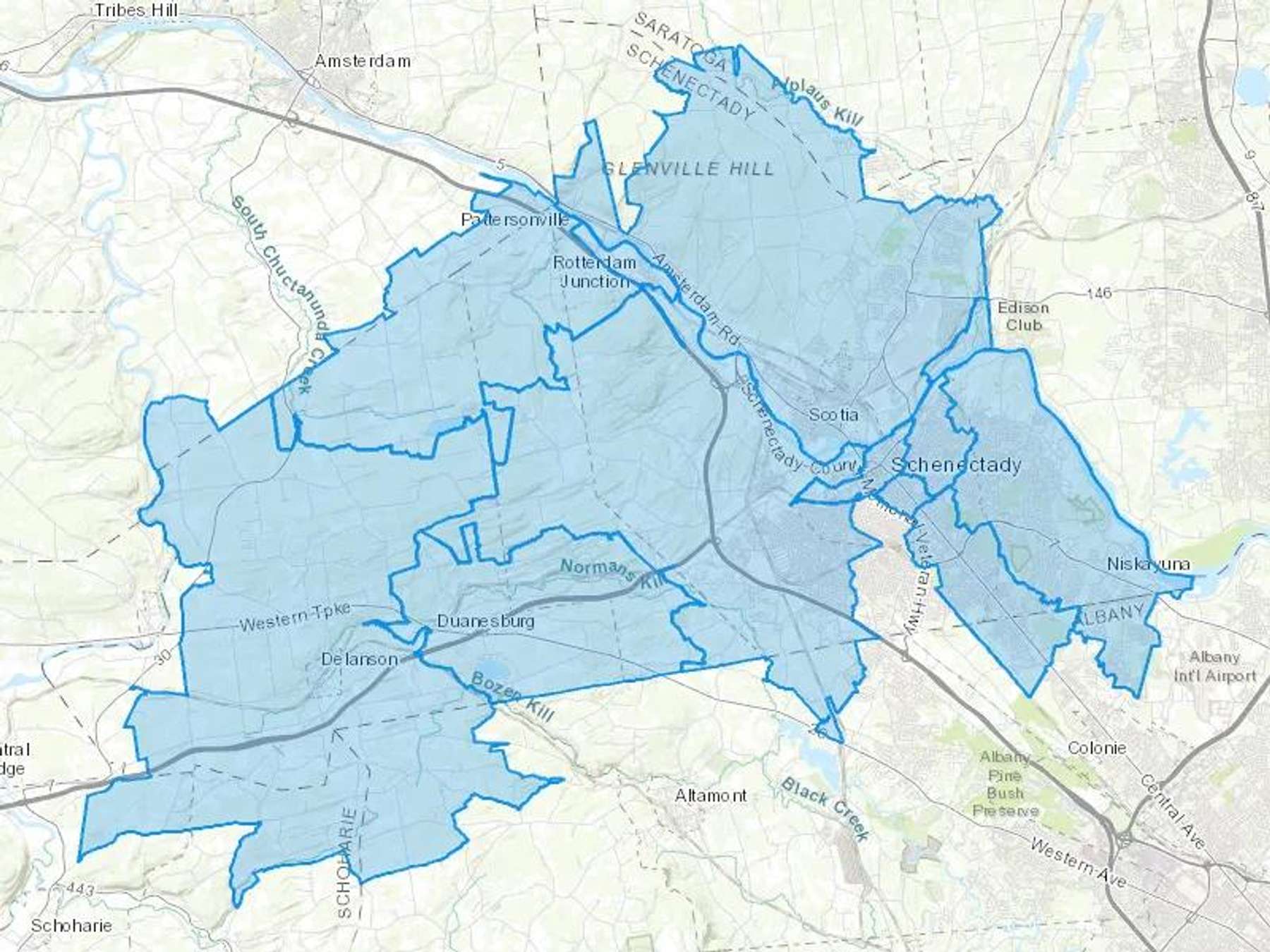 Martin Petroleum Inc Cash Heating Oil Delivery Map Map With The Martin Petroleum Inc Heating Oil Delivery Area Shaded In Blue
