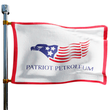 Patriot Petroleum Heating Oil Prices Flag Photo of Patriot Petroleum flag denoting best heating oil prices the company offers