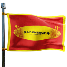 R & D Energy Inc Heating Oil Prices Flag Photo of R & D Energy Inc flag denoting best heating oil prices the company offers