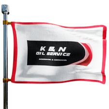 K & N Oil Service Heating Oil Prices Flag Photo of K & N Oil Service flag denoting best heating oil prices the company offers