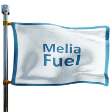 Melia Fuel Heating Oil Prices Flag Photo of Melia Fuel flag denoting best heating oil prices the company offers