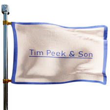 Tim Peek & Son LLC Heating Oil Prices Flag Photo of Tim Peek & Son LLC flag denoting best heating oil prices the company offers
