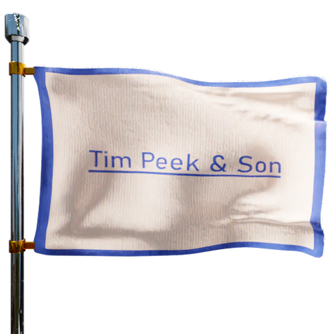 Tim Peek & Son LLC Heating Oil Prices Flag Photo of Tim Peek & Son LLC flag denoting best heating oil prices the company offers