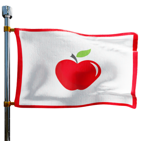 Apple Oil Company Heating Oil Prices Flag Photo of Apple Oil Company flag denoting best heating oil prices the company offers