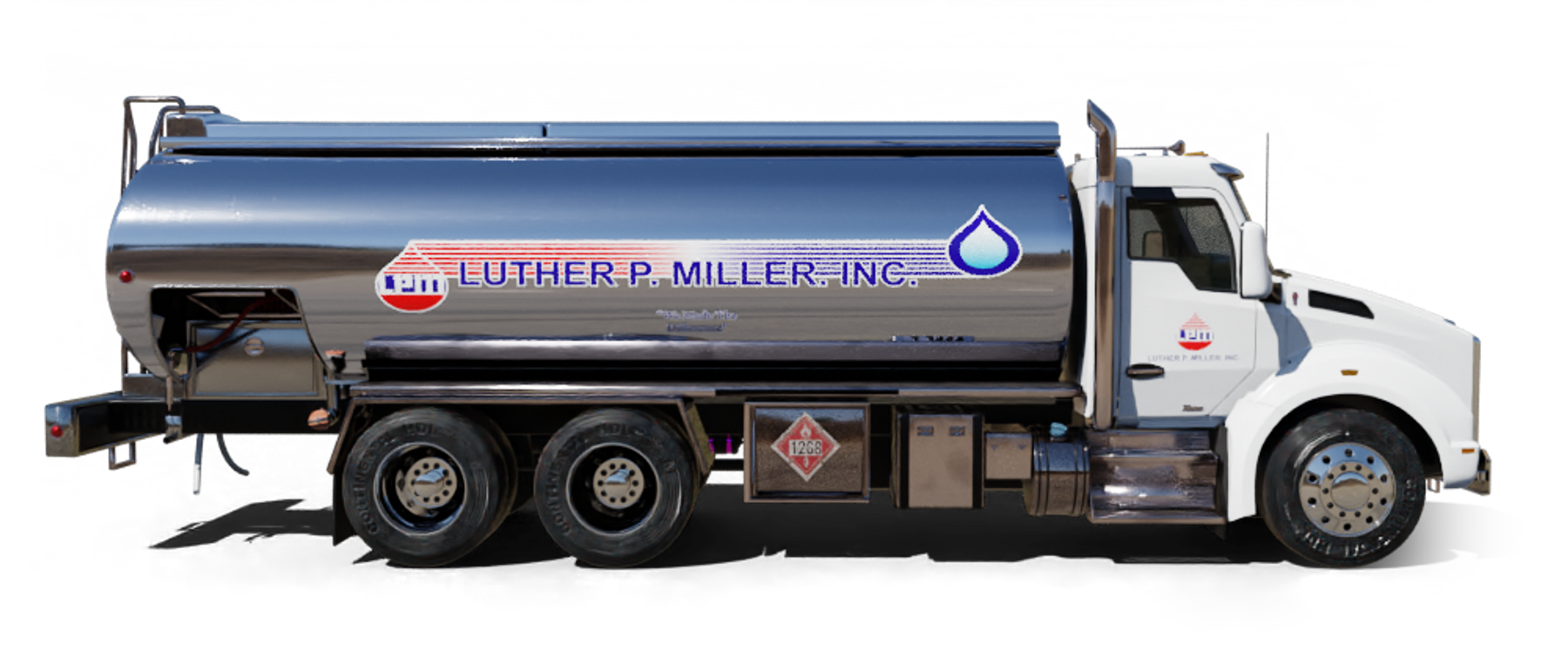 Big Al's Oil Heating Oil Truck Big Al's Oil residential home heating oil truck downtown in Rockville Centre, Long Island, New York delivering fuel oil.