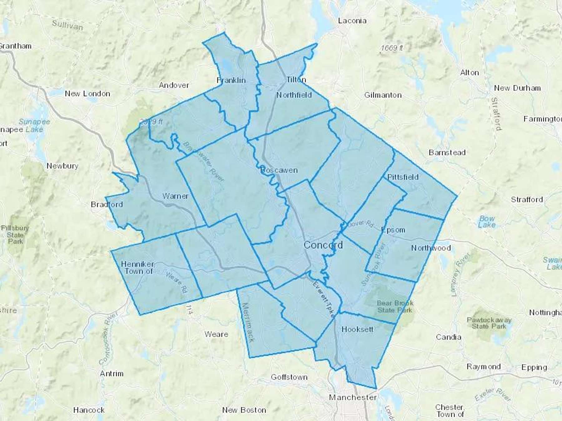 Aranco Oil Cash Heating Oil Delivery Map Map With The Aranco Oil Heating Oil Delivery Area Shaded In Blue