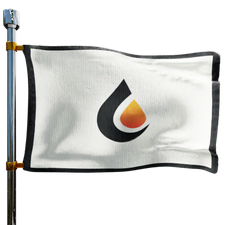 Discount Oil Brokers Heating Oil Prices Flag Photo of Discount Oil Brokers flag denoting best heating oil prices the company offers