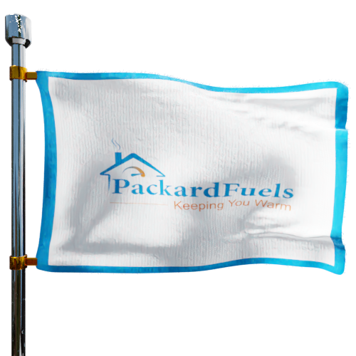 Packard Fuels cash heating oil price logo