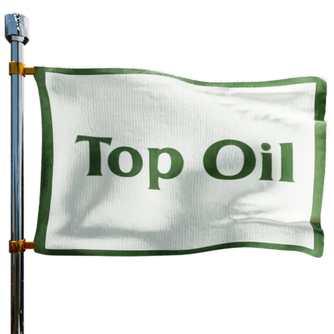 Top Oil Company Heating Oil Prices Flag Photo of Top Oil Company flag denoting best heating oil prices the company offers