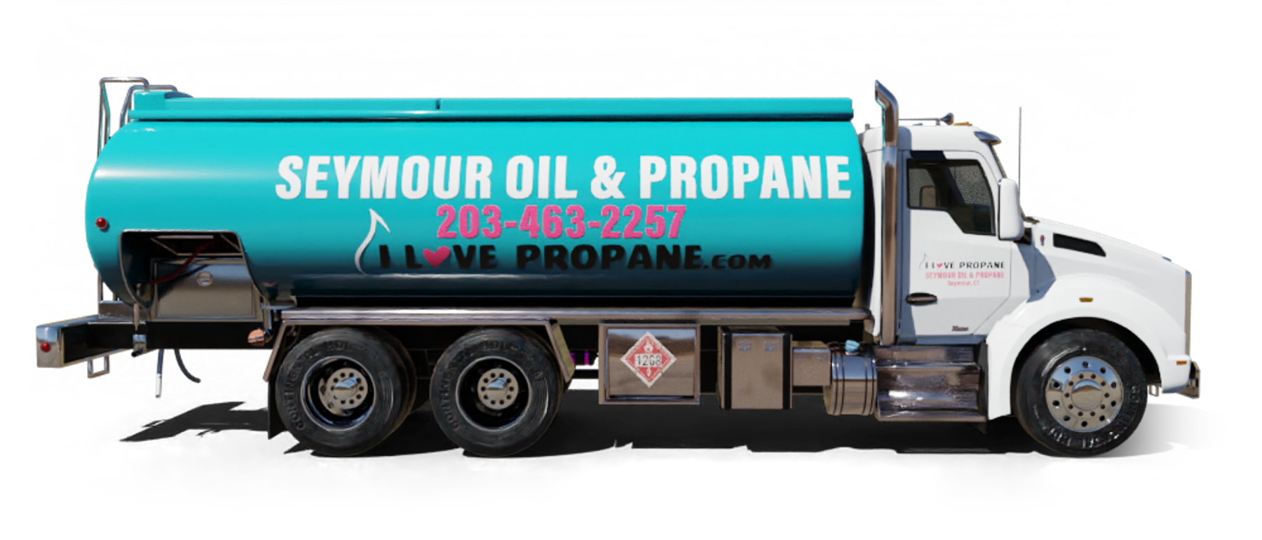 Yankee Oil Heating Oil Truck Yankee Oil residential home heating oil truck in front of the Wantagh Inn in Wantagh, Long Island, New York delivering fuel oil.