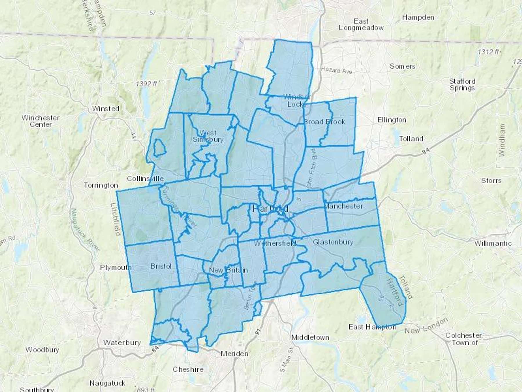 Newgate Oil Cash Heating Oil Delivery Map Map With The Newgate Oil Heating Oil Delivery Area Shaded In Blue