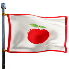 Apple Oil Company Heating Oil Prices Flag Photo of Apple Oil Company flag denoting best heating oil prices the company offers