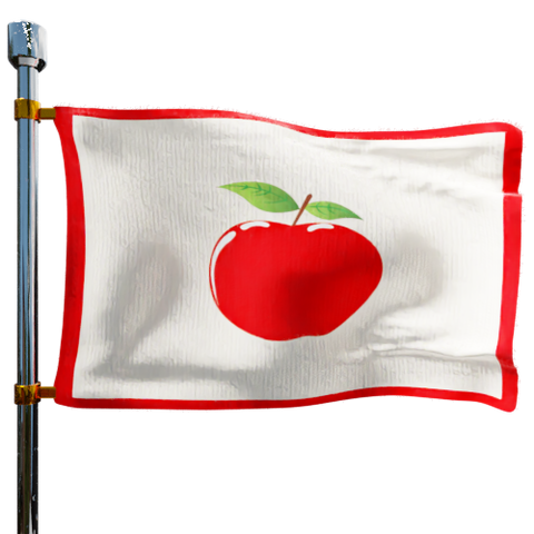 Apple Oil Company Heating Oil Prices Flag Photo of Apple Oil Company flag denoting best heating oil prices the company offers