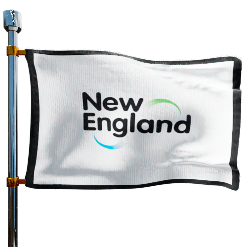 Photo of New England Propane flag denoting best heating oil prices the company offers