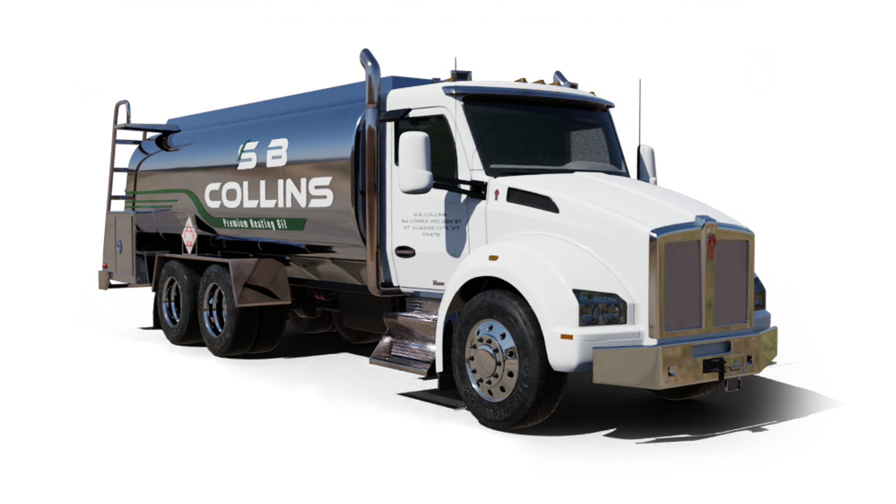 Heatly Oil truck Heatly Oil Truck in front of metro line