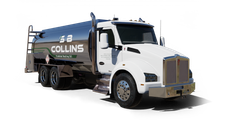 S B Collins Inc Cash Heating Oil truck Photo of a S B Collins Inc heating oil truck